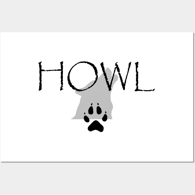 Howl Wall Art by teepossible